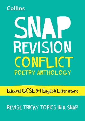 Book cover for Edexcel Conflict Poetry Anthology Revision Guide