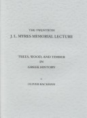 Book cover for Trees, Wood and Timber in Greek History