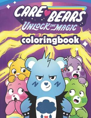 Book cover for Care Bears Coloring Book