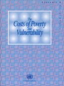 Book cover for The Costs of Poverty and Vulnerability