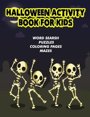 Book cover for Halloween Activity Book For Kids