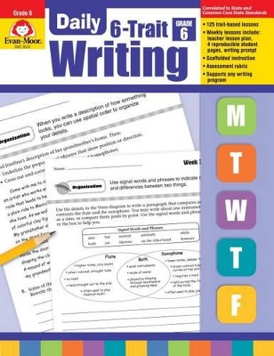 Book cover for Daily 6-Trait Writing Grade 6+