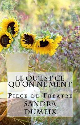 Book cover for Le qu'est ce qu'on ne ment