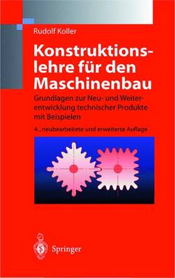 Cover of Konstruktionslehre Fur Den Maschinenbau