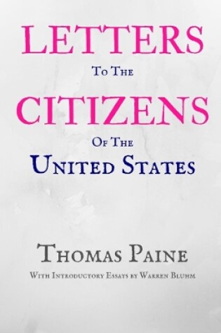 Cover of Letters to the Citizens of the United States