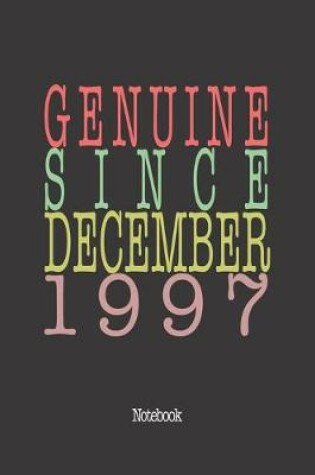 Cover of Genuine Since December 1997