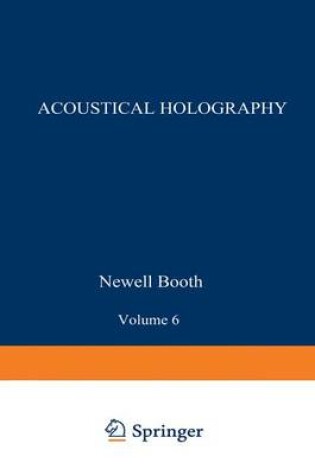 Cover of Acoustical Holography