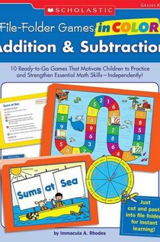 Cover of File-Folder Games in Color Addition & Subtraction