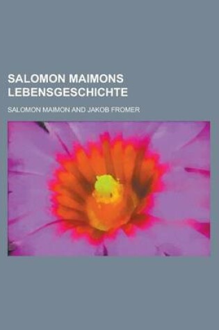 Cover of Salomon Maimons Lebensgeschichte