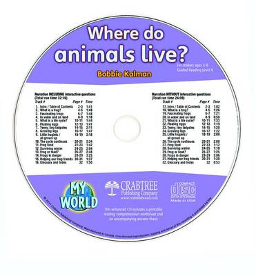 Cover of Where Do Animals Live? - CD Only
