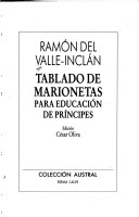 Book cover for Tablado de Marionetas Para Educacion de Principes