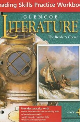 Cover of Glencoe Literature Grade 9, Course 4, Reading Skills Practice Workbook