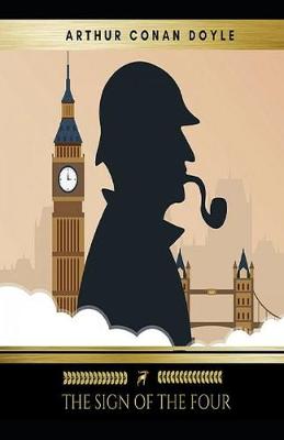 Book cover for The Sign of the Four Sherlock Holmes #2 by Arthur Conan Doyle