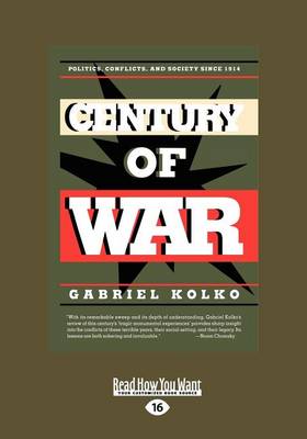 Book cover for Century of War (Large Print 16pt)