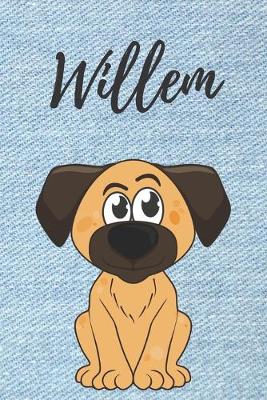 Book cover for personalisiertes Notizbuch Hunde / Malbuch / Tagebuch / Journal / DIN A5 / Geschenk Willem