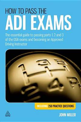 Book cover for How to Pass the Adi Exams