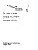 Cover of Development Issues