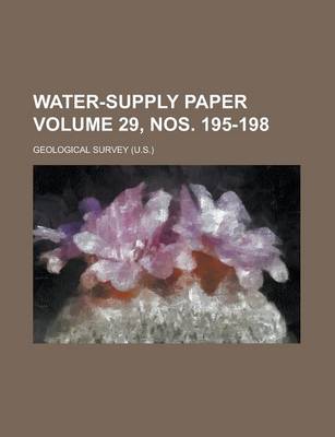 Book cover for Water-Supply Paper Volume 29, Nos. 195-198