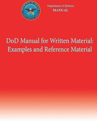 Book cover for DoD Manual for Written Material