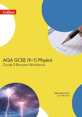 Book cover for AQA GCSE Physics 9-1 Grade 5 Booster Workbook