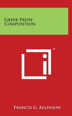 Book cover for Greek Prose Composition