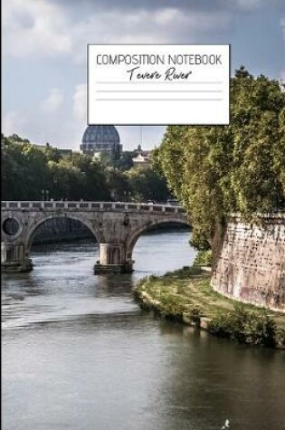 Cover of composition notebook tevere river