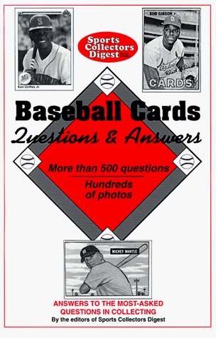 Book cover for Sports Collectors Digest Baseball Cards Questions & Answers