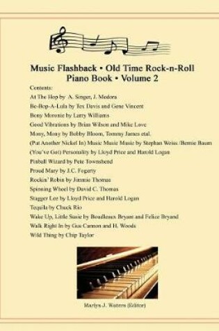 Cover of Music Flashback, Old Time Rock-n-Roll Piano Book, Volume 2