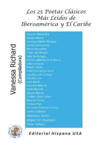 Cover of Los 25 Poetas más leídos de Iberoamérica y El Caribe