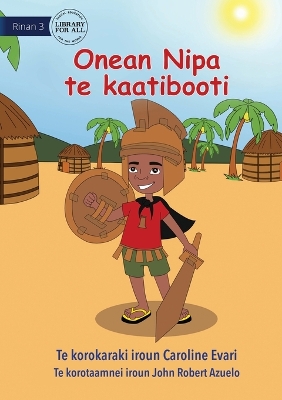 Book cover for Nipa's Cardboard Costume - Onean Nipa te kaatibooti (Te Kiribati)