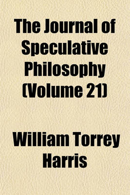 Book cover for The Journal of Speculative Philosophy (Volume 21)