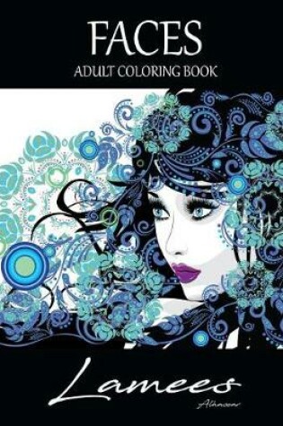 Cover of Faces Adult Coloring Book