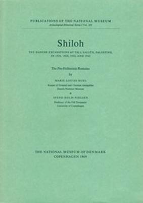 Book cover for Shiloh -- The Pre-Hellenistic Remains