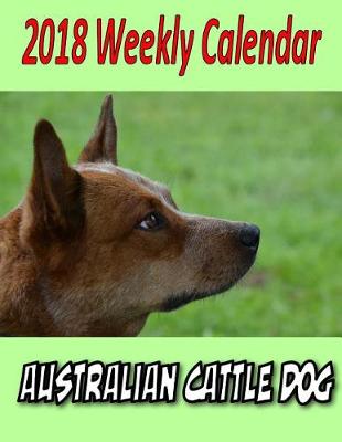 Book cover for 2018 Weekly Dog Calendar Australian Cattle Dog