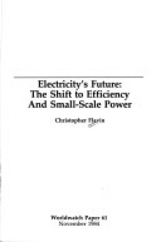 Cover of Electricity's Future