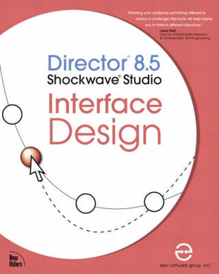 Book cover for Director 8.5 Shockwave Studio Interface Design