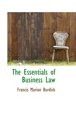 Book cover for The Essentials of Business Law