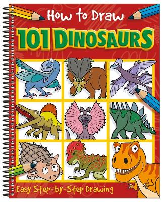 Book cover for How to Draw 101 Dinosaurs