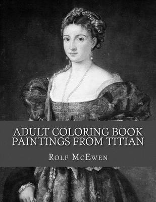 Book cover for Adult Coloring Book: Paintings from Titian