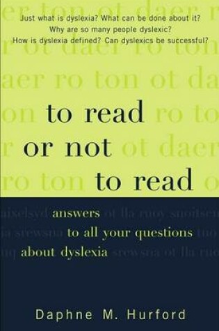 Cover of To Read or Not to Read