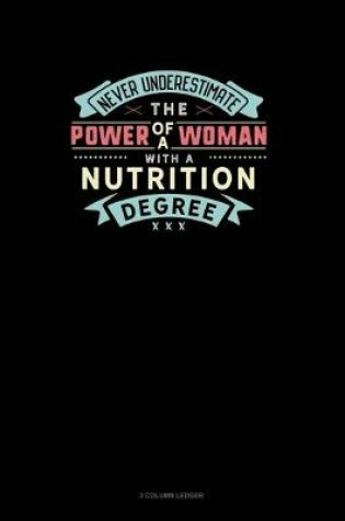 Cover of Never Underestimate The Power Of A Woman With A Nutrition Degree