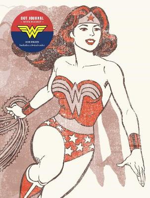 Book cover for DC Comics: Vintage Wonder Woman Dot Journal