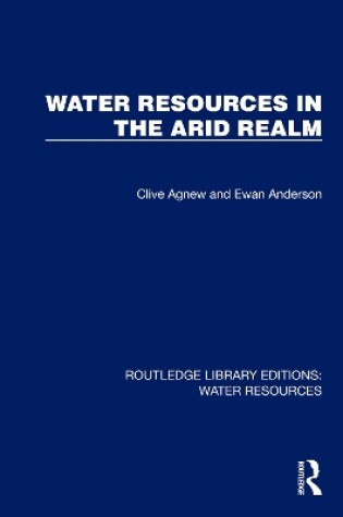 Cover of Water Resources in the Arid Realm