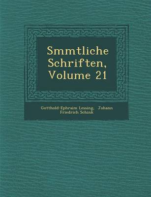 Book cover for S Mmtliche Schriften, Volume 21