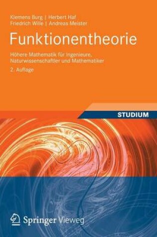 Cover of Funktionentheorie