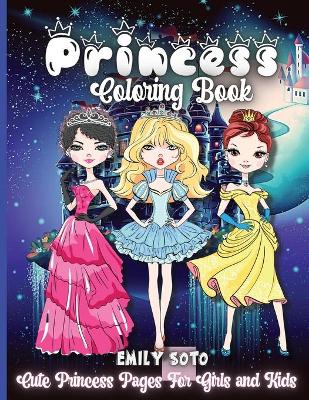 Book cover for Princess Coloring Book