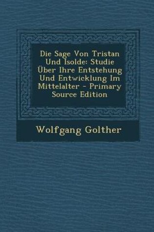 Cover of Die Sage Von Tristan Und Isolde