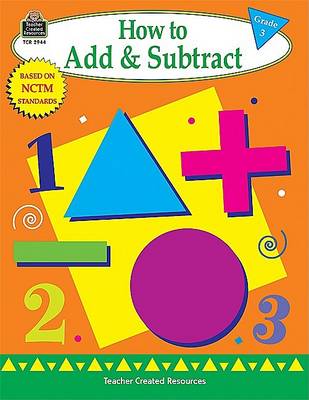 Book cover for How to Add & Subtract, Grade 3