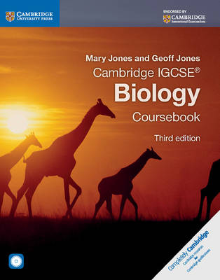 Book cover for Cambridge IGCSE (R) Biology Coursebook with CD-ROM
