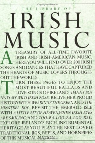 Cover of Library of Irish Music